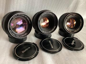 Konica Hexanon lenti e reflex