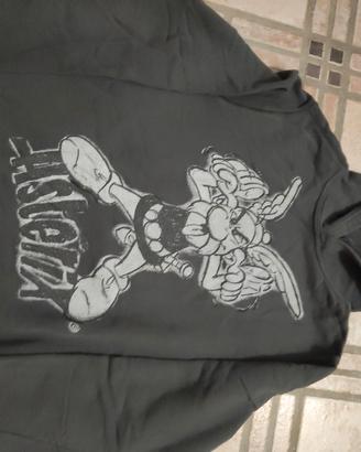 Felpa in cotone garzato