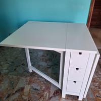 Tavolo a ribalta IKEA bianco