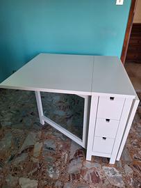 Tavolo a ribalta IKEA bianco