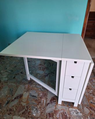 Tavolo a ribalta IKEA bianco