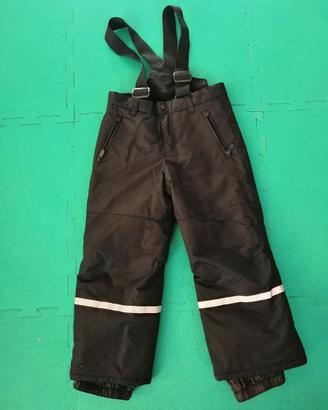 Pantaloni/salopette neve bambino/a 5/6 anni