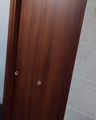 Porta interna a libro in legno 