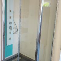 BOX DOCCIA DADO 70x120 PIATTO ANTRACITE RUB IDRO