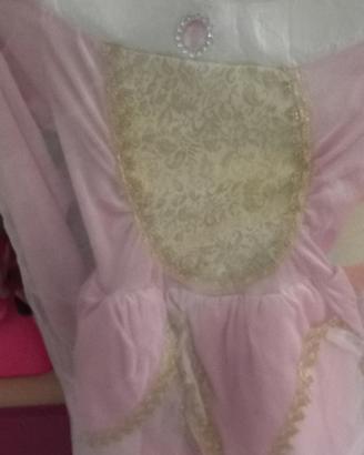 vestito principessa 7/8 anni 