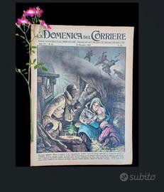 La Domenica del Corriere 23 dicembre 1956 Presepe
