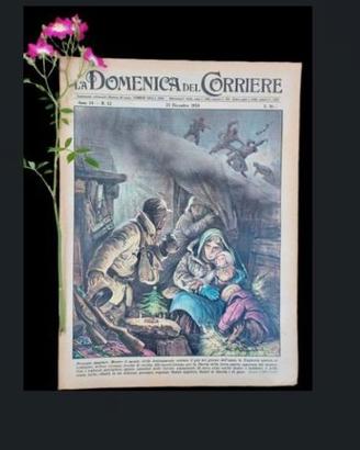 La Domenica del Corriere 23 dicembre 1956 Presepe