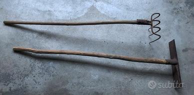 Forcone e raschietto prima meta’ del XX secolo