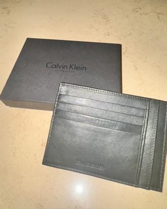 Porta carte in pelle Calvin Klein