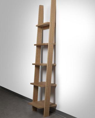 Libreria Ladder in Rovere Impiallacciato Stock