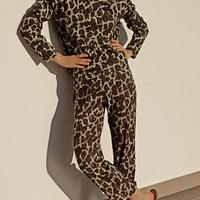 Completo coordinato stampa leopardata - Tg. M