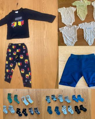 Set completo vestiti primavera bambino 3 anni