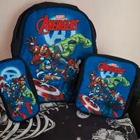 Zaino Avengers Marvel Astuccio e Portamerenda 3pz