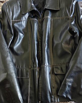 GIACCA SPORTIVA IN ECO PELLE DA DONNA