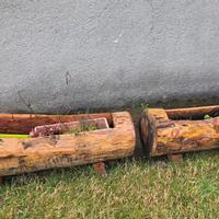 fioriere in abete fatte a mano