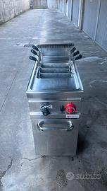 Cuocipasta a gas BERTO’s linea 70 con 3 cestelli