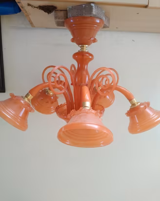 lampadario vetro di murano 