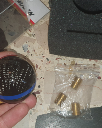 Pomello auto Mugen Honda carbonio