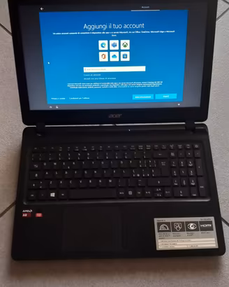 PC portatile Acer Aspire ES 15 - 12gb RAM 1tb hdd