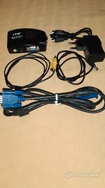 Convertitore da video a VGA pc computer notebook