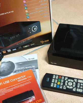 MediaPlayer O2MEDIA HMR-600W usato con HD 1TB