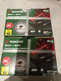 2 pezzi da 2ah parkside 