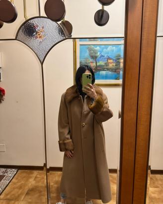 Cappotto Vintage 100% Cammello tg. L
