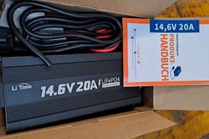 Caricabatteria lifpo4,pompa acqua,regolatore gas