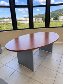 2 scrivanie ovali da ufficio 200x120