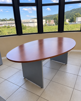 2 scrivanie ovali da ufficio 200x120