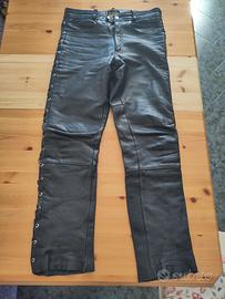Pantaloni pelle Motociclista Custom