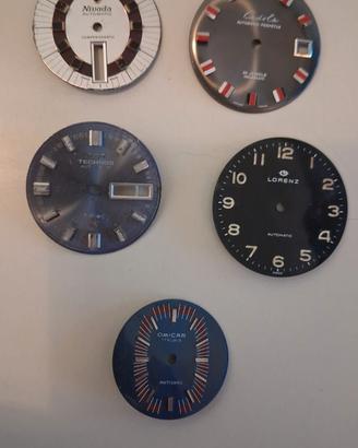 Quadranti orologi anni 70.