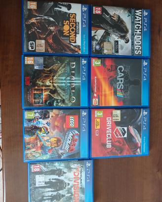 Lotto Giochi PS4 Originali - Consegna a Mano Rossa