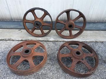 Ruote in ferro vintage