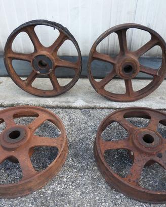 Ruote in ferro vintage