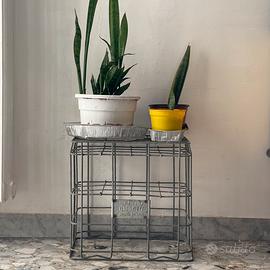 Cestello porta bottiglie vintage