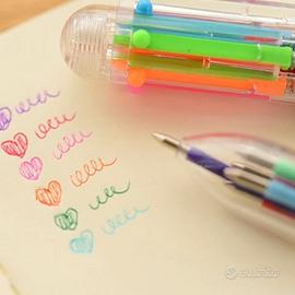 Penna Multicolore con Molla