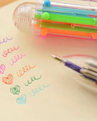 Penna Multicolore con Molla