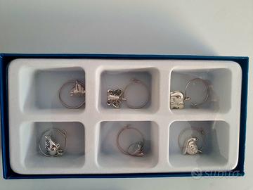 Set 6 Portatovaglioli segnaposto