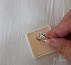 Anello e orecchini argento e cristalli