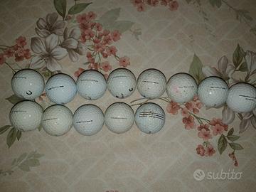 Lotto 13 palline da golf Titleist Pro V1 e Pro V1X
