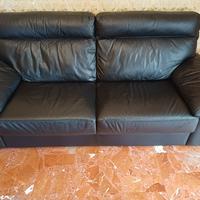 Coppia Divani Vera Pelle 2 posti 