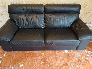 Coppia Divani Vera Pelle 2 posti 