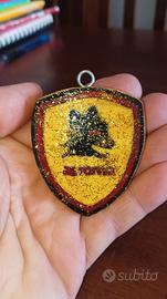 Gadgets in legno As Roma portachiavi 