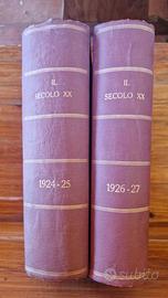 Raccolta riviste Il secolo XX 2 tomi