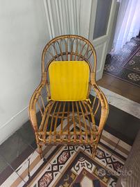 sedia in paglia 
