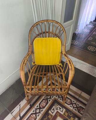 sedia in paglia 