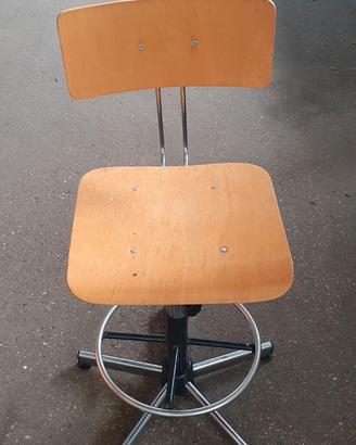 Sgabelli industriali vintage anni 70