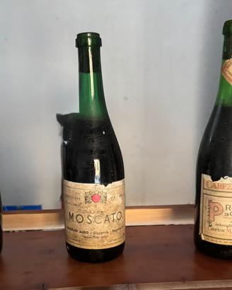 Lotto 3 bottiglie di vino d’epoca