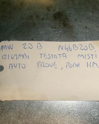 Ricambi testata misti per bmw 2.0 b n46b20b